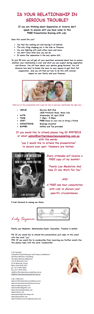 Relationship Release – The easiest way to leave your lover